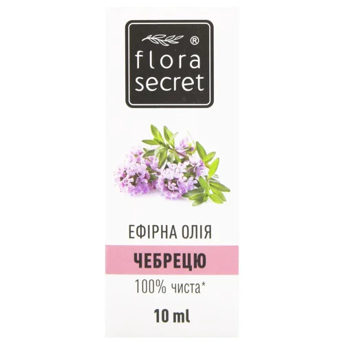 Олія Flora Secret ефірна чебрецю 10мл