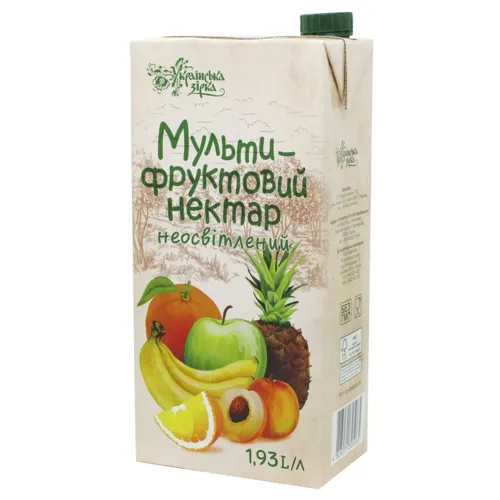 Нектар Українська Зірка мультифруктовий 1.93л