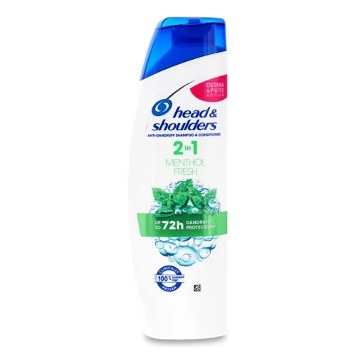 Шампунь і бальзам-ополіскувач проти лупи 2в1 з ментолом Head&Shoulders 540мл