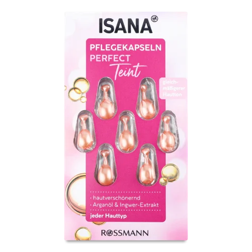 Капсули для обличчя Perfect Teint Q10 Isana, 7 шт, в/ґ