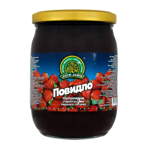 Повидло полуничне «Дари ланів» 630г