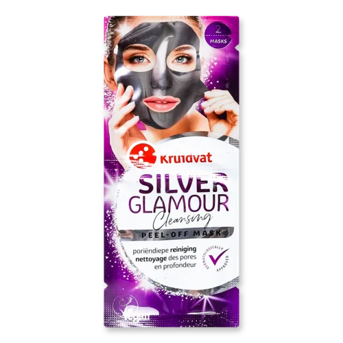 Маска-плівка для обличчя Silver Glamour, Kruidvat, 2х8мл