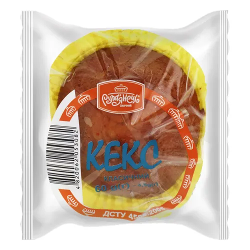 Кекс Класичний Рум'янець м/у 60г
