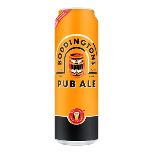Пиво 0.5л 4.6% світле пастеризоване Pub ale Boddingtons з/б