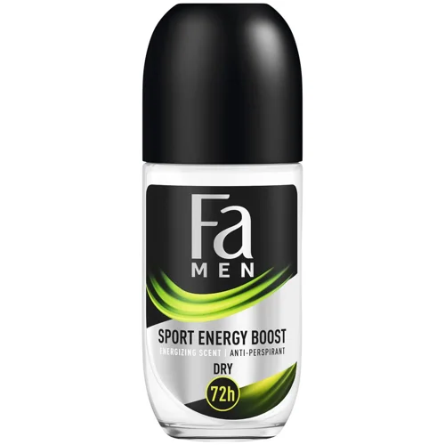 Антиперспірант кульковий Fa Men Sport Energy Boost енергійний аромат 50мл