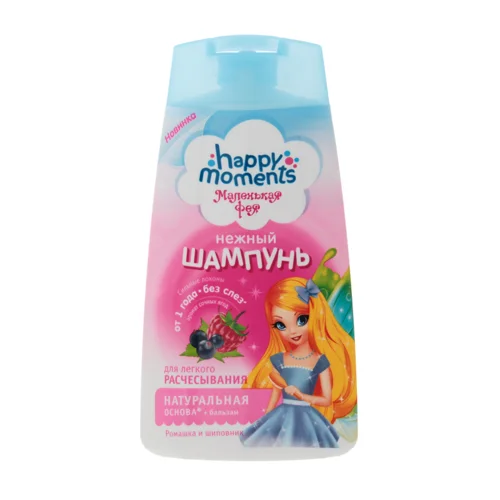 Дитячий Шампунь для Волосся Сильні Локони Маленька Фея Happy Moments 240мл