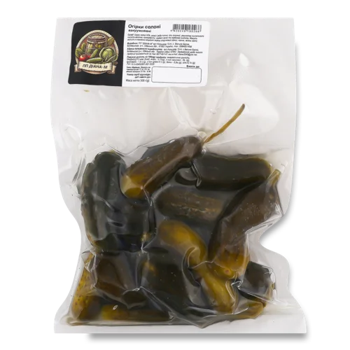 Огірки Солоні ПП Діана-М В/У, 300г