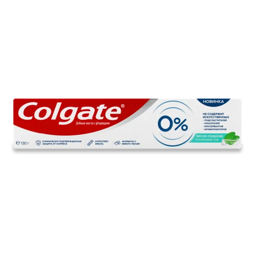 Зубна Паста 0% М'яке Очищення Colgate, 130г