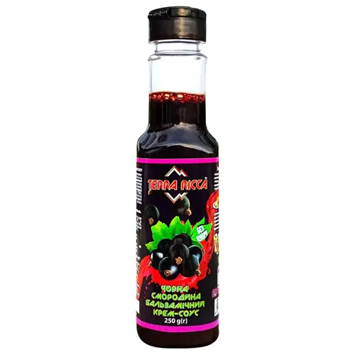 Крем-соус бальзамічний Terra Ricca Чорна смородина 250мл