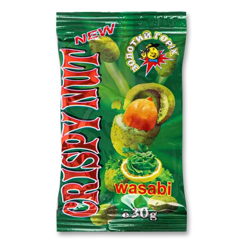Арахіс В Хрумкій Оболонці Зі Смаком Васабі, в/ґ, 30г