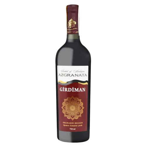 Вино Az-Granata Girdiman червоне напівсолодке 10-13% 0,75л
