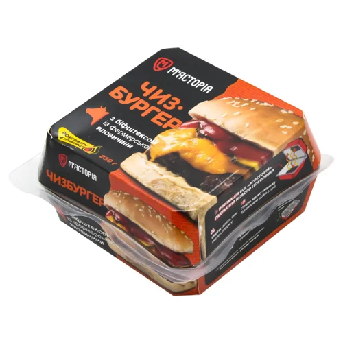 Чизбургер з яловичим біфштексом М'ясторія 250г