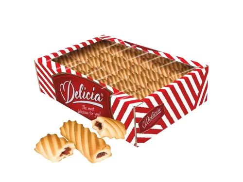 Печиво здобне зі смаком вишні Супер-Моніка Delicia 0.6кг