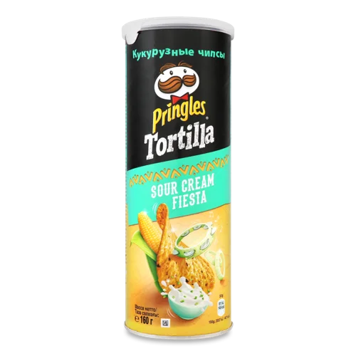 Чіпси Кукурудзяні Зі Смаком Сметани, В/ґ, К/У 160г