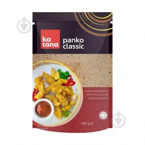 Сухарі панірувальні Panko Classic 100г ТМ Katana