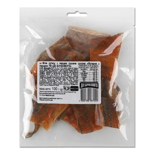 Філе Путасу Сушене Солоне Янтарна З Перцем, 100г
