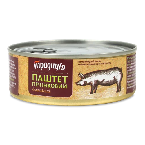 Паштет Печінковий Класичний, з/б 240 Г