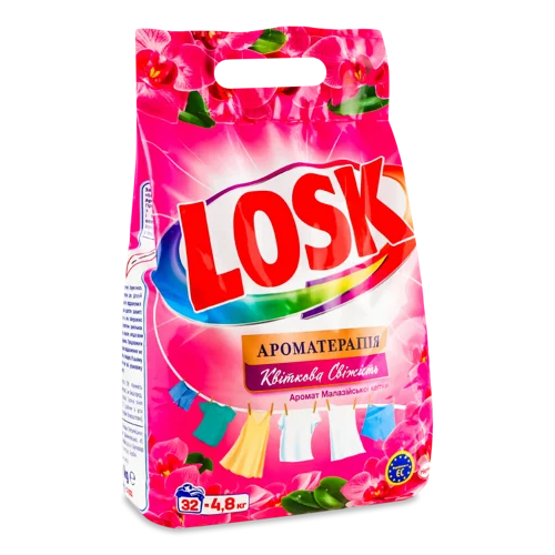 Миючий Засіб Аромат Малазійської Квітки Ароматерапія Losk, 4.8кг