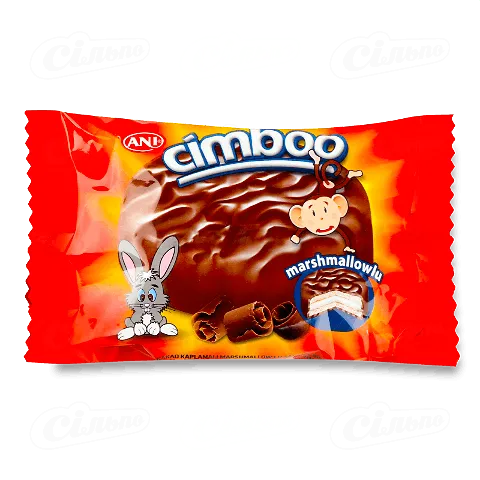 Печиво Ani Cimboo з маршмеллоу у какао глазурі В*, 35г