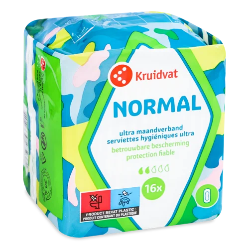 Гігієнічні Прокладки Жіночі Ultra Normal, Картонна Упаковка, 16 шт