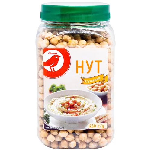 Нут Auchan сушений 450г