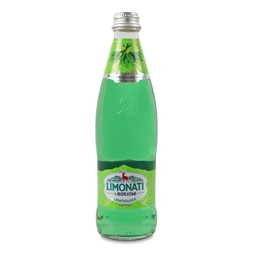 Напій Безалкогольний Сильногазований Соковий Пастеризований Тархун Limonati Borjomi, Пляшка 500мл