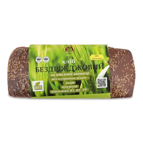 Хліб Бездріжджовий Мамин Хліб, в/ґ, 0.5 кг