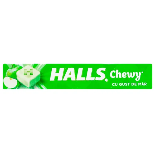 Цукерки жувальні Halls зі смаком яблука 47г