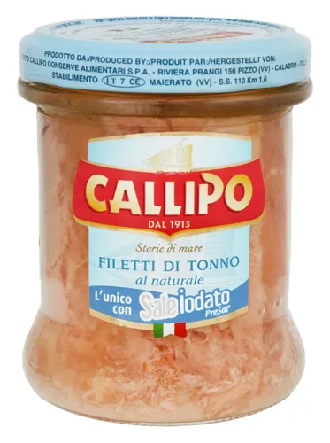 Тунець у власному соку Callipo с/б 170г