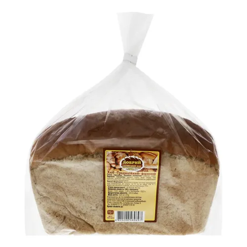Хліб формовий Традиційний Добрий м/у 0.65кг