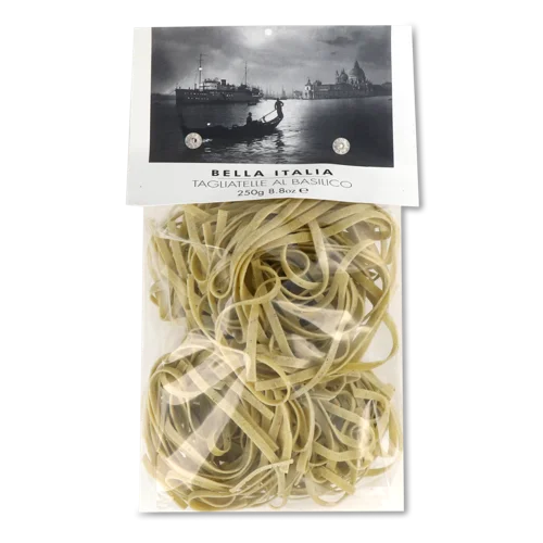 Тальятелле В/Ґ BellaItalia З Базиліком, 250г