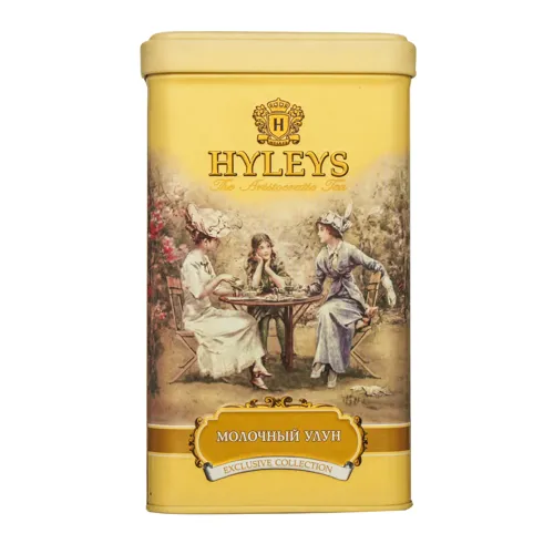 Чай середньолистовий Молочний улун Hyleys з залізної банки 125г