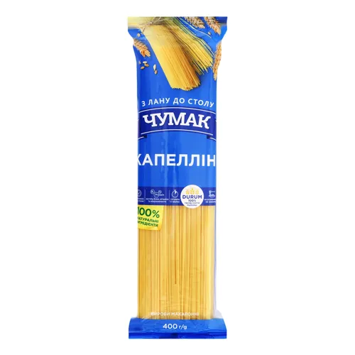 Вироби макаронні Капелліні Чумак м/у 400г