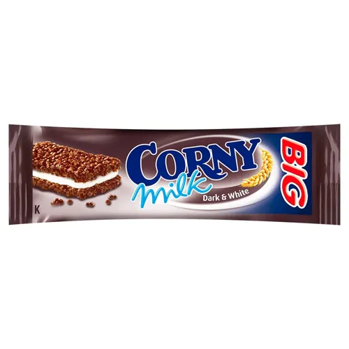 Батончик злаковий Corny какао та молочно-кремова начинка 40г