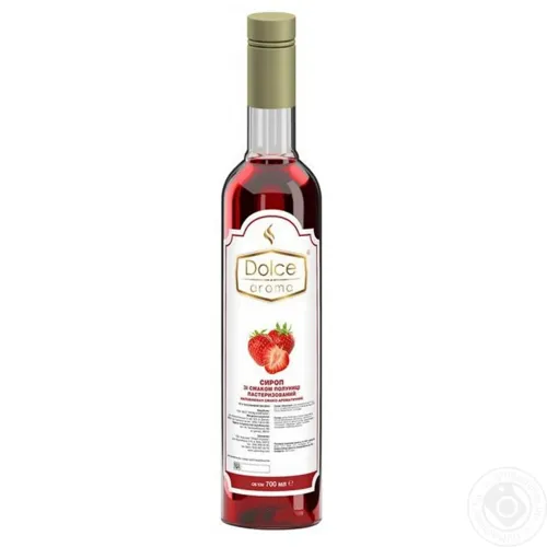 Сироп Dolce Aroma зі смаком полуниці 0,7л