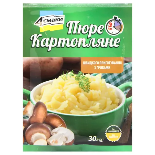 Пюре картопляне 4 Смаки зі смаком грибів 30г