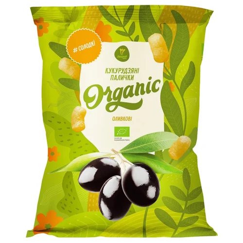 Кукурудзяні палички Екород Organic оливкові 70г