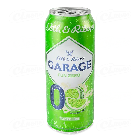 Пиво Garage Lime світле безалкогольне зі смаком лайма 0,5л