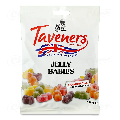 Цукерки жувальні «Taveners Jelly Babies», 165г