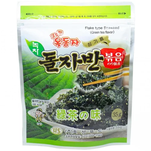 Водорості Норі Ock Dong Ja подрібнені з кунжутом і зеленим чаєм 35г