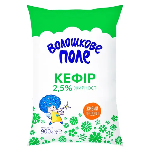 Кефір «Волошкове поле» 2,5% п/е, 900г
