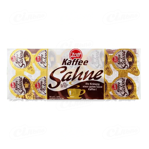 Вершки Zott до кави 10%, 10*10г