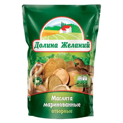 Маслюки мариновані Долина Бажань добірні 500мл