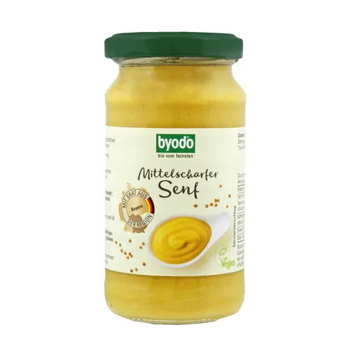 Гірчиця середньої гостроти Byodo с/б 200мл