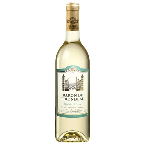Вино Baron de Lirodeau біле сухе 11% 0,75л