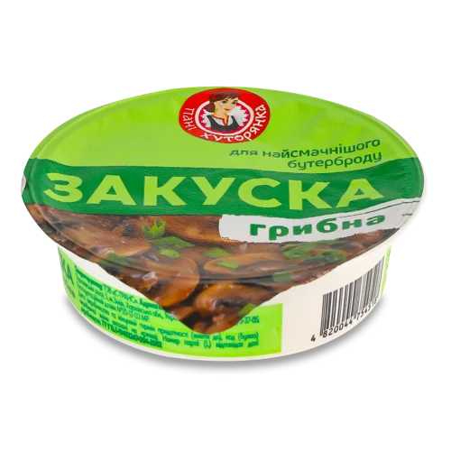 Закуска Вищого Ґатунку 50% Грибна, Пані Хуторянка, ст 85г