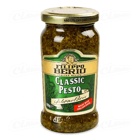 Соус Filippo Berio песто класичний з базиліком, 190г