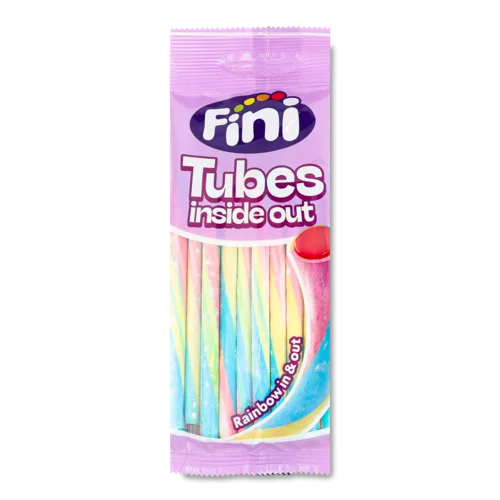 Жувальні Цукерки Rainbow In&Out Tubes, В/ґ, 80г