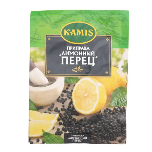 Приправа Лимонний перець Kamis м/у 20г