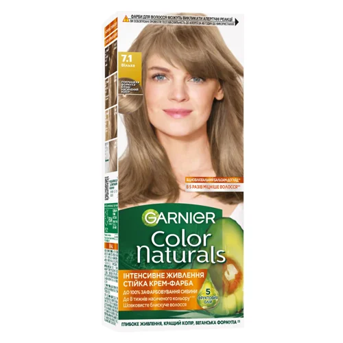 Фарба для волосся Garnier Color Naturals 7.1 Вільха